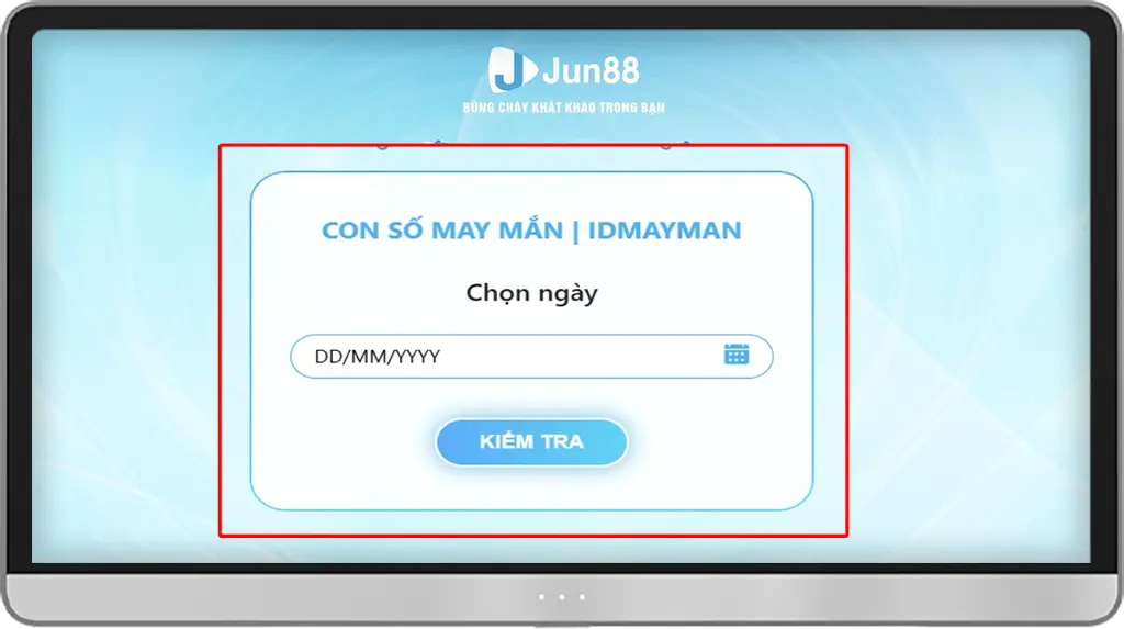 Bước 3: Chọn thời gian » ấn KIỂM TRA